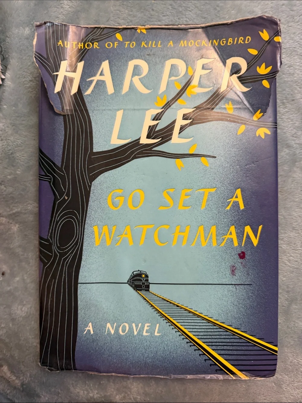 Harper Go Set a Watchman - Blue/Yellow Hardcover Novel